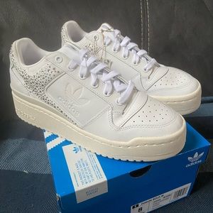 Womens Adidas Forum Bold white shoes